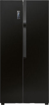 Bomann® Kühlschrank mit Gefrierfach | No-Frost Gefrierteil | 186cm Kühlschrank | 39dB | Kühl Gefrierkombination mit MultiAirflow | 320L | Kühl Gefrierkombination No-Frost | KG 7361 schwarz-inox