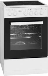 Bomann® Backofen 50cm mit Herd | Elektroherd freistehend 50 cm mit 4 Kochplatten | Standherd mit Ofen 43L | Ober-/Unterhitze | 40°C-240°C | inkl. Blech & Grillrost | Elektroherd mit Kochfeld EHC 7939