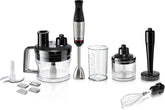 Bosch Stabmixer ErgoMaster Serie 6 MSM6M673, 10 Jahre Motorgarantie, Edelstahl-Klingen, verschleifreie Keramik-Kupplung, Luftkühlung, Zerkleinerer, Kartoffelstampfer, Schneebesen, 1000 W