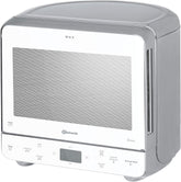 Bauknecht MW 39 WSL / Kombination Grill und Mikrowelle / Crisp Funktion / 700 W / 13 L Garraum / Super-Kompakt Design / Dampfgarfunktion / Schnellauftau-Funktion, Weiß/Silber