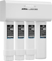 ARKA myAQUA 1900 Umkehrosmoseanlage 1900 L/Tag - Wasserfilter & Enthärtungsanlage, entfernt bis zu 99% Salze, Schadstoffe & Bakterien - Für Aquarien & Haushalt