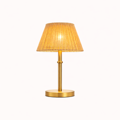 Rattan Table Lamp Shade for Table Lamps, Handwoven Natural Fiber Lampshade