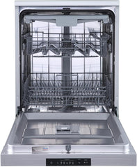 Gorenje GS 620 C10S Freistehender Geschirrspüler/ 60cm / 14 Maßgedecke / 3 Körbe / 5 Programme/Inverter PowerDrive Motor/SpeedWash/TotalDry/vollständiger Überlaufschutz/Grau Metallic