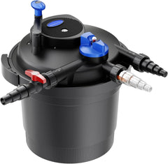 SunSun CPF-15000 Druckteichfilter 10.000 l/h / 18 W UVC Einheit, Teichdruckfilter für Teiche bis 30.000 Liter, Teichklärer, Filteranlage