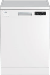 Beko BDFN26420W b300 freistehender Geschirrspüler, unterbaufhig, Platz für 14 Magedecke, Pro Inverter Motor, TrayWash, HygieneIntense, 6 Programme, WaterSafe+, Wei
