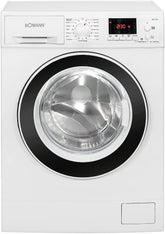Bomann® Waschmaschine 10kg | max. 1400 U/min | 10 Jahre Motor-Garantie | effizienter, leiser & langlebiger Invertermotor | 15 Programme | Endzeitvorwahl | LED-Display | Washing Machine WA 7110