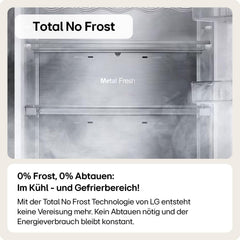 LG GMG861EPAE InstaView SLIM Multi-Door, Klasse E, 508 L, Kühlschrank mit Gefrierfach, Eis-, Crushed Ice- Wasserspender mit UVnano, Total NoFrost, Smart Inverter Kompressor, Wi-Fi, Farbe Matte Black