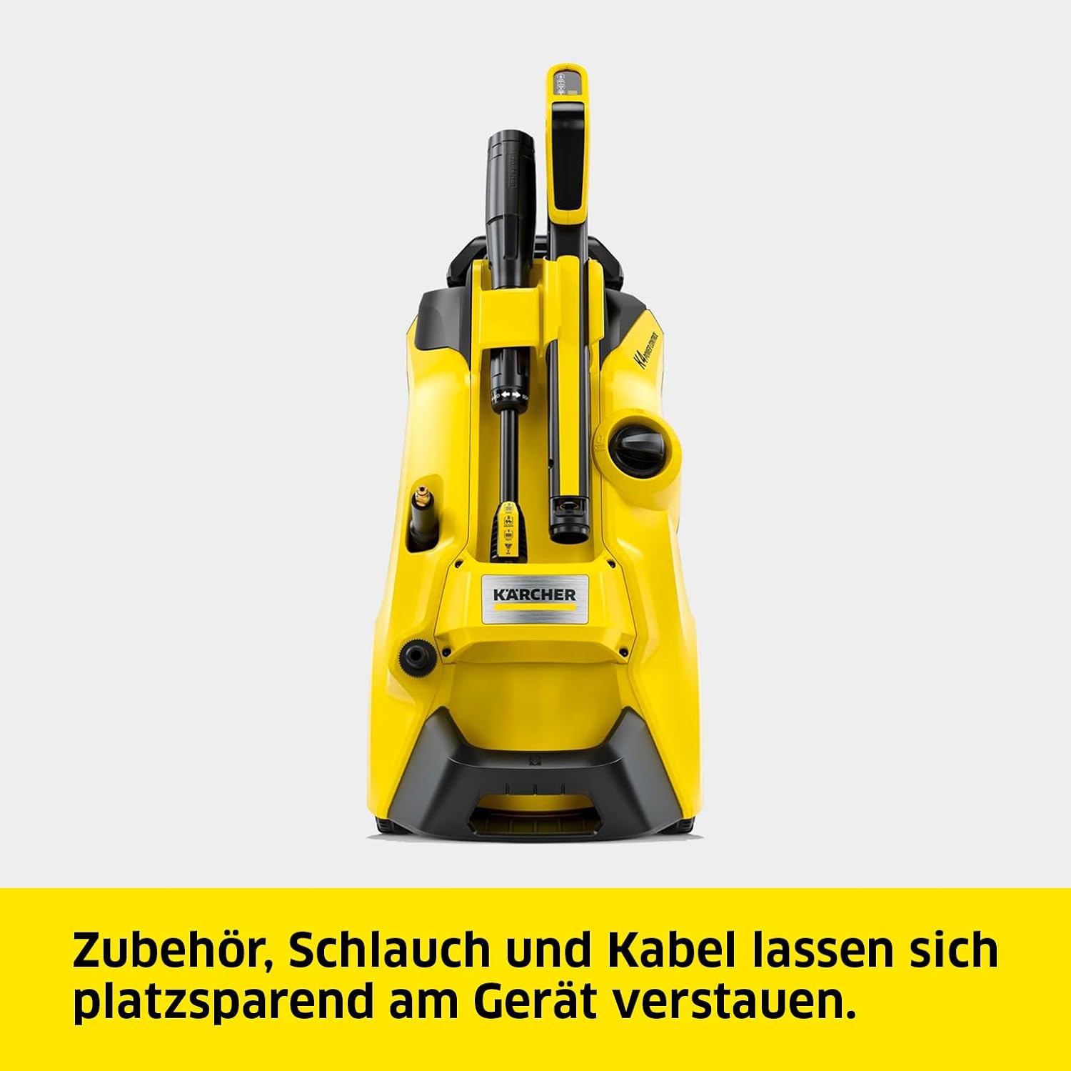 Kärcher Hochdruckreiniger K 4 Power Control Flex Home, Druck: max. 130 bar, Fördermenge: 420 l/h, Fläche: 30 m²/h, Wasserfilter, Gewicht: 11,5 kg, Hochdruckpistole, Dreckfräser, Strahlrohr, Home Kit