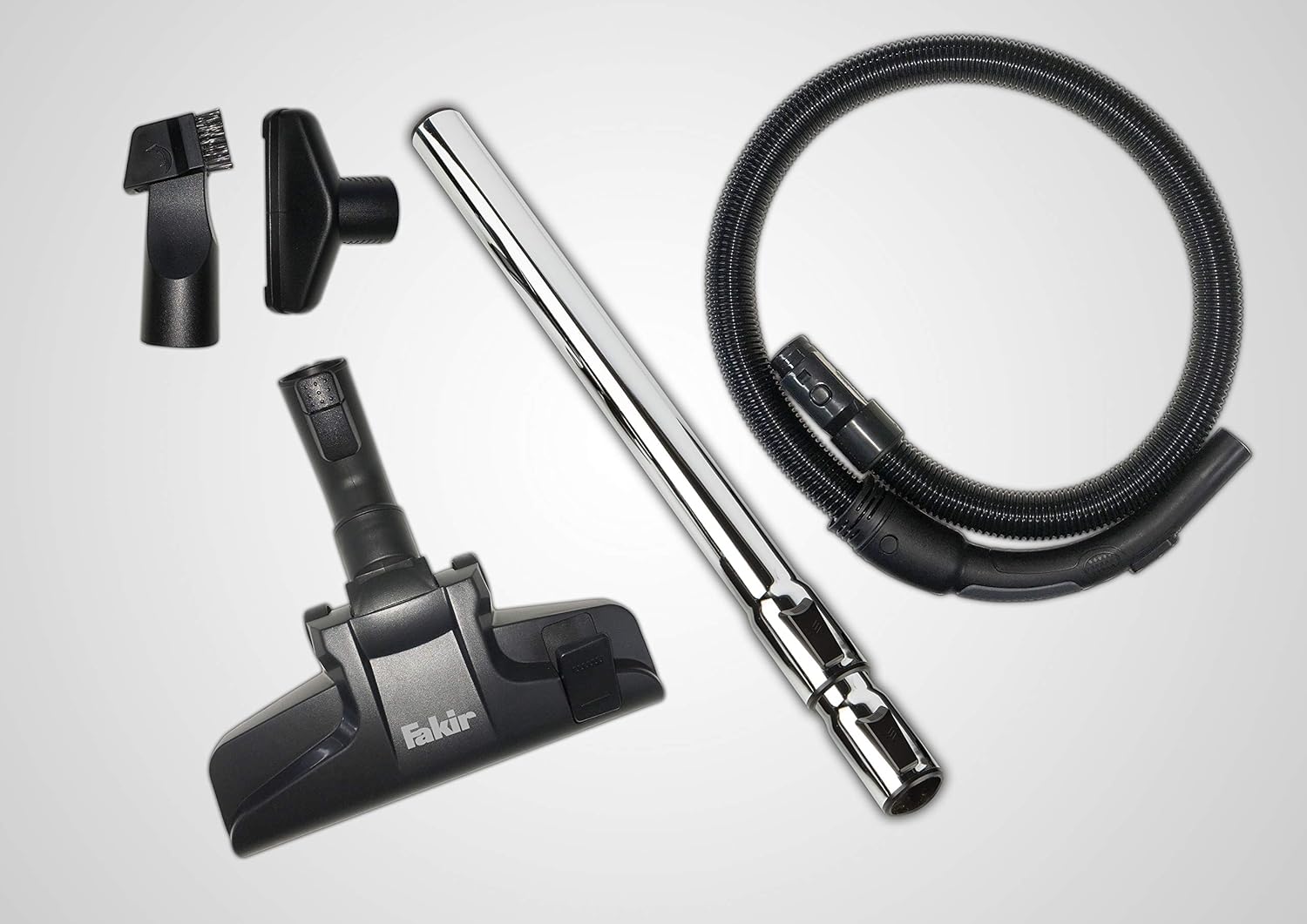 Fakir Apollo BL 150 - Beutelloser Staubsauger I Zyklonsauger mit Hochleistungsmotor, EPA 10 Filter & Kombidüse, 800 W, Blau/Silber