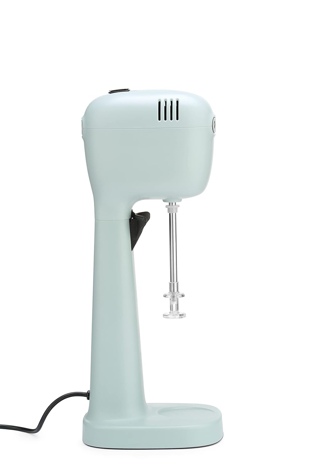 HENDI Milchshake Maker, Inkl. 2 Mixbechers (Edelstahl und Polykarbonat) und 4 austauschbaren Rührwerken, Drink mixer, Frappés, Getränkemixer, 230V/400W, 170x196x(H)490mm, Karamell
