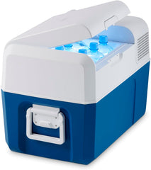 Mobicool MCF40, elektrische Kompressor-Kühlbox, 38 Liter, 12/24/230 V, Mini-Kühlschrank für Auto, Lkw, Boot, Reisemobil und Steckdose, Blue