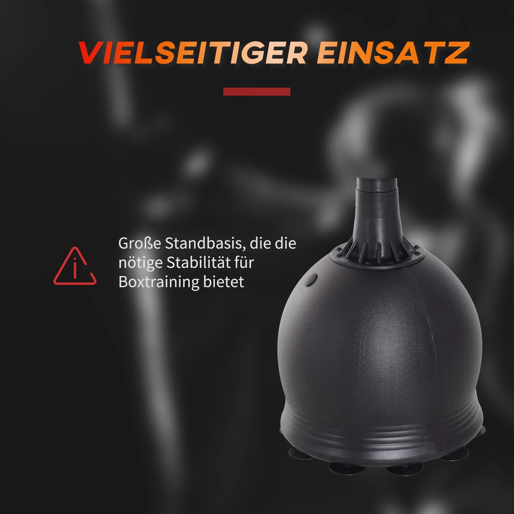 HOMCOM Standboxsack freistehend mit Saugnäpfen & Reflex-System