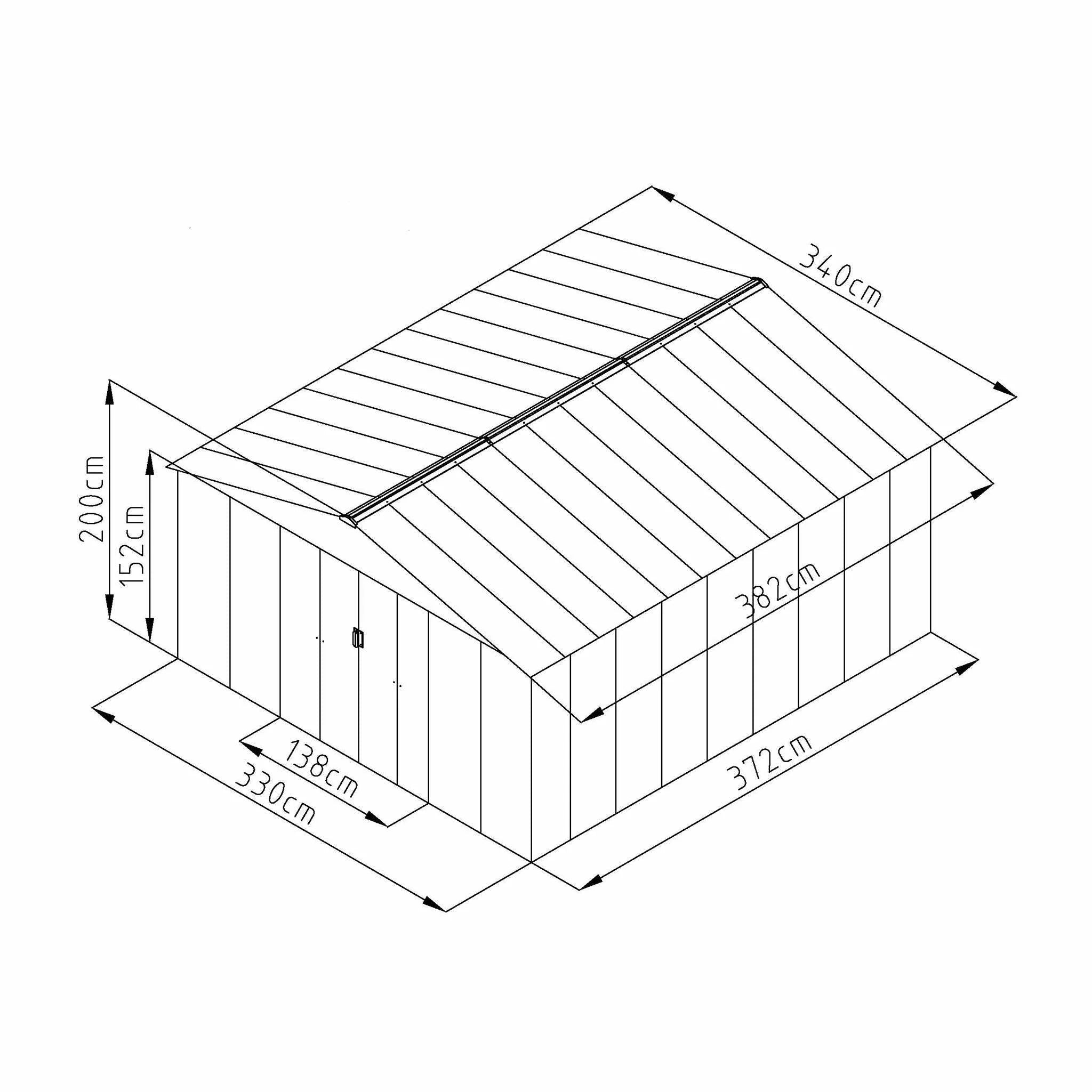 Fornorth Gerteschuppen, 12.99m2