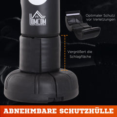 HOMCOM Standboxsack freistehend FLEX-System gepolstert