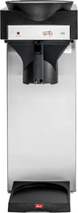 Melitta 20348 Filterkaffeemaschine mit Glaskanne, 1,8 l, Warmhalteplatte, 17M, Edelstahl/Schwarz ,