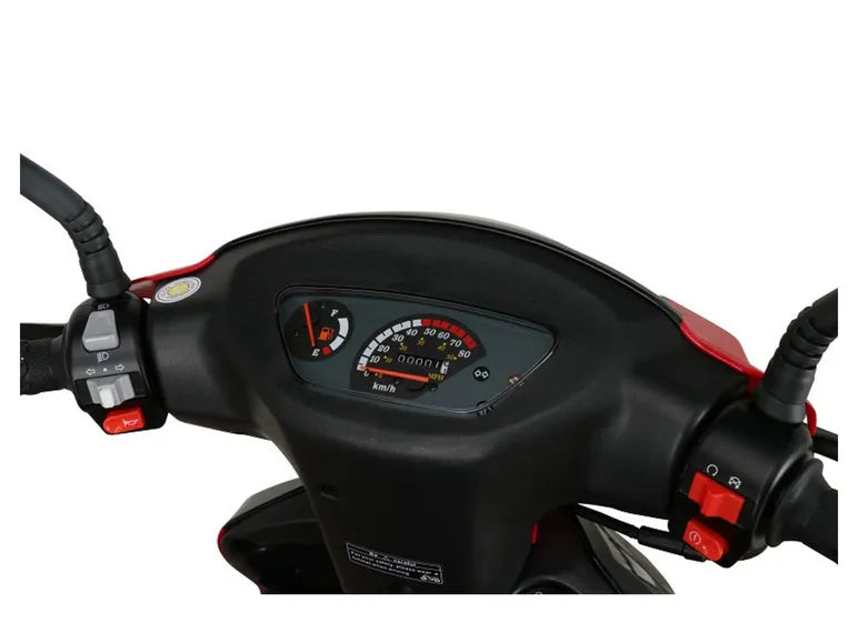 Motorroller CityLeader 50 ccm EURO 5 inkl. Topcase
