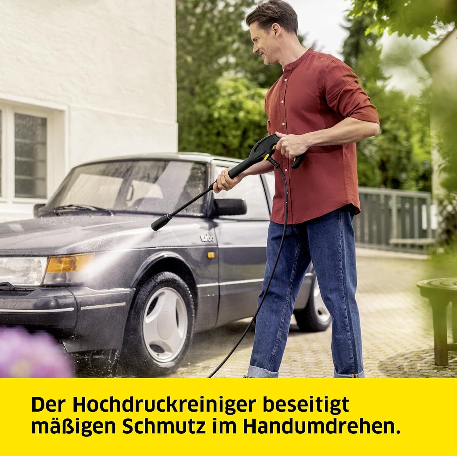 Kärcher Hochdruckreiniger K 4 Power Control Flex Home, Druck: max. 130 bar, Fördermenge: 420 l/h, Fläche: 30 m²/h, Wasserfilter, Gewicht: 11,5 kg, Hochdruckpistole, Dreckfräser, Strahlrohr, Home Kit