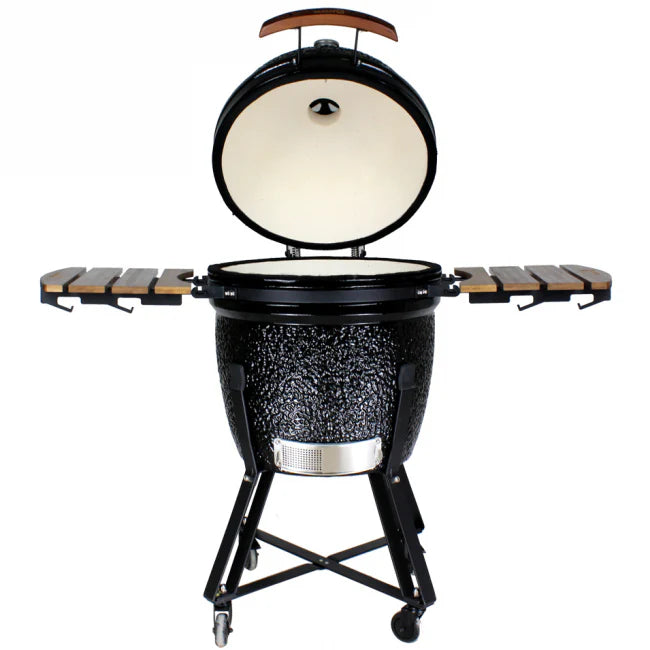 Kobe Kamado Holzkohlegrill Professional XL Black Edition, 23,5 , 113x81x113 cm
