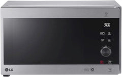 LG MS2595CIS Mikrowelle mit Smart Inverter Technologie, 25 Liter Kapazität, 1000 W, Automatikprogramme, einstellbare Leistungsstufen und EasyClean-Funktion, Silber