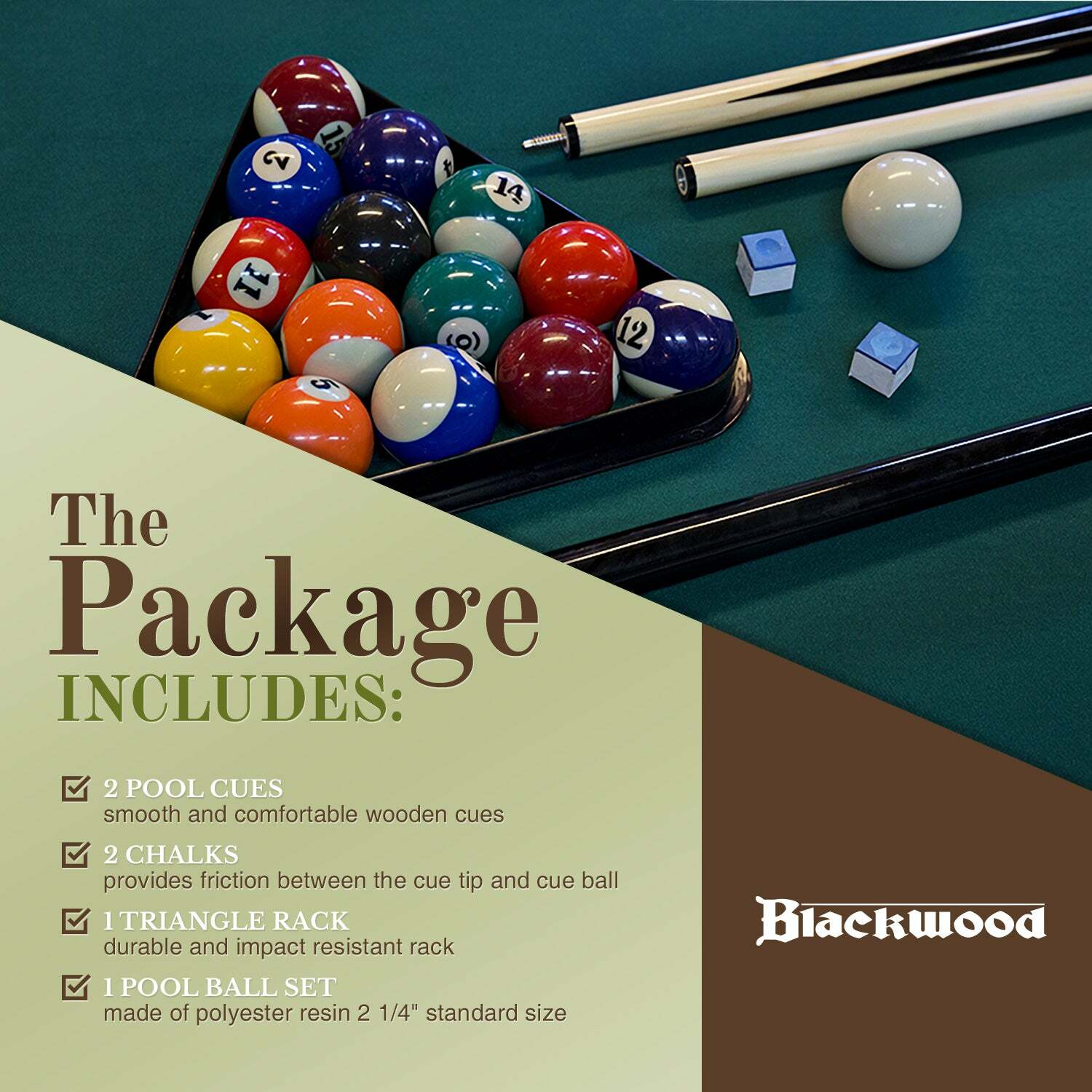 Blackwood Billardtisch Official 7'