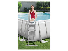 Power Steel™ Frame Pool-Set mit Filterpumpe, ca. L 412 x B 201 x L 122 cm
