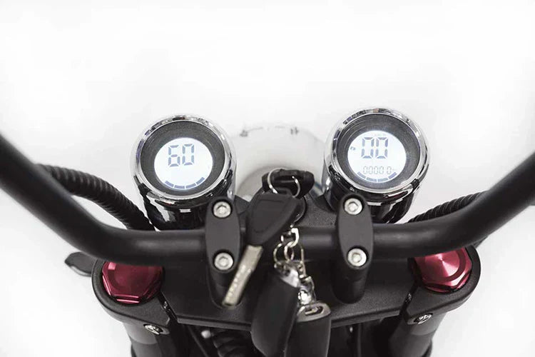 Mangosteen M1P Elektro-Chopper in Mattgrün – 2000W Bürstenloser Motor, 60 km/h Hchstgeschwindigkeit