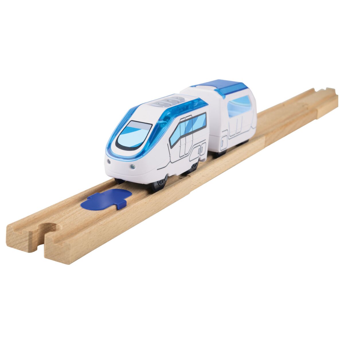 Playtive Holz-Eisenbahn-Set Weltraumstation, 67-teilig - B-Ware neuwertig