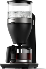 Philips All-in-1 Filterkaffeemaschine - integriertes Kegelmahlwerk für frisch gemahlenen Kaffee - Duo-Bohnenbehlter, 1,25-L-Glaskanne, individuelle Einstellung der Intensitt (HD7900/50)