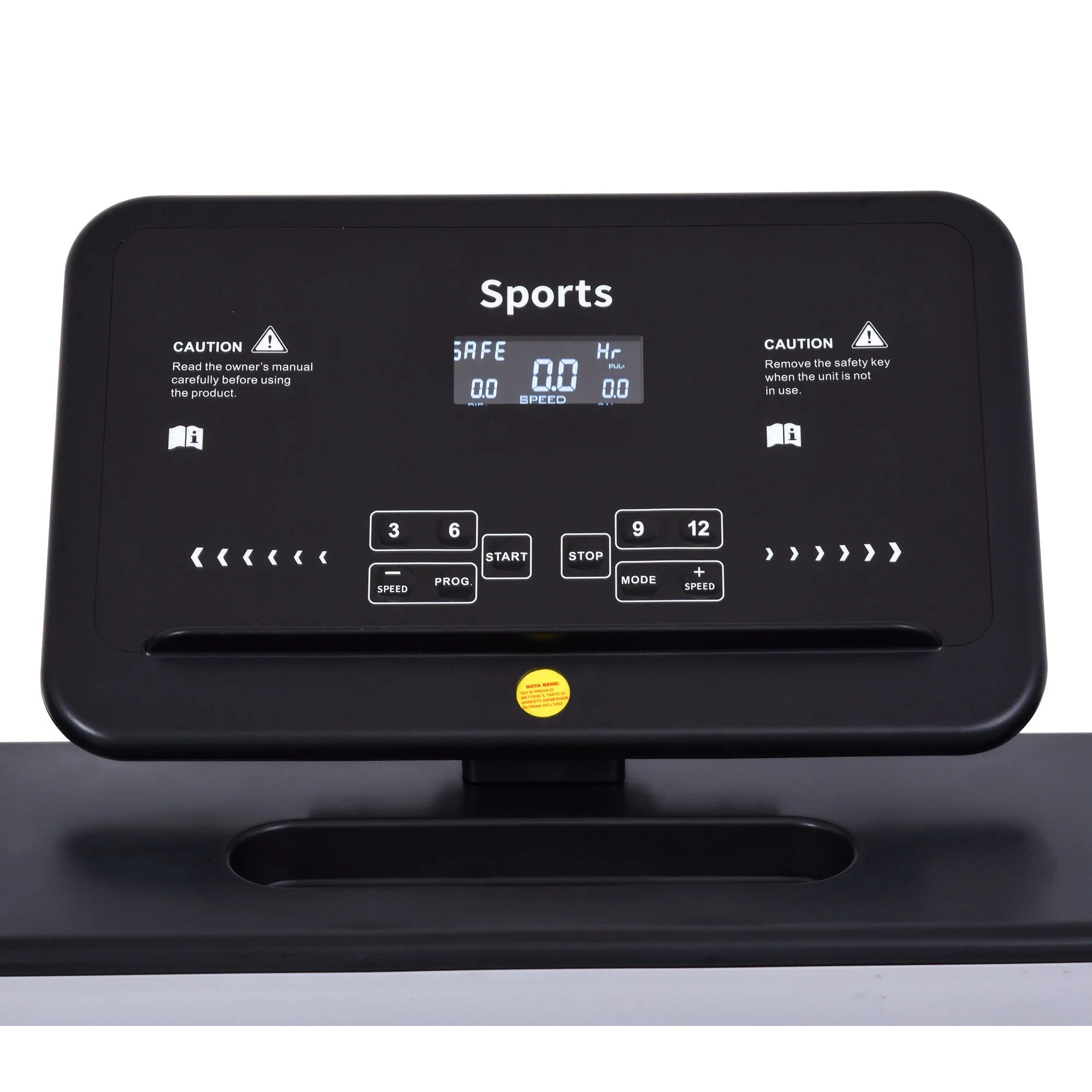HOMCOM elektrisches Laufband klappbar LCD-Display 12 Programme