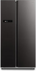 Midea KS-DDX 6.32 WT Side-by-Side Kühl-/Gefrierkombination/ 178,8 cm Hhe/ 254 kWh/Jahr/No Frost/Dual Inverter Compressor/mit 3in1 Wasser-/Eisspender und Wassertank, Dark Inox